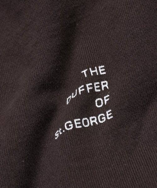 The DUFFER of ST.GEORGE（ザダファーオブセントジョージ）の「【WEB限定アイテム】14oz HEAVY WEIGHT SETUP SWEAT PARKA：14オンス ヘビーウェイト セットアップ スウェットパーカー（パーカー・メンズ・ブラック/ブラウン/チャコールグレー・SMALL/MEDIUM/LARGE/X-LARGE）」の4枚目の写真
