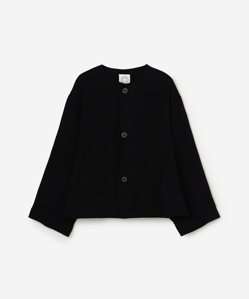 ORCIVAL | リバーウール ノーカラーブルゾン WOMEN（ノーカラー