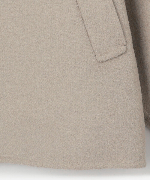 ORCIVAL（オーシバル）の「ORCIVAL | リバーウール ノーカラーブルゾン WOMEN（ノーカラージャケット・レディース・ベージュ/グレー/ダークネイビー・2）」の8枚目の写真