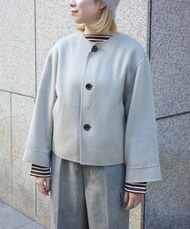 ORCIVAL | ORCIVAL | リバーウール ノーカラーブルゾン WOMEN(ノーカラージャケット)