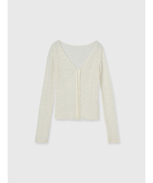 ウールレースニットトップス（ニット/セーター）｜anuans（ア