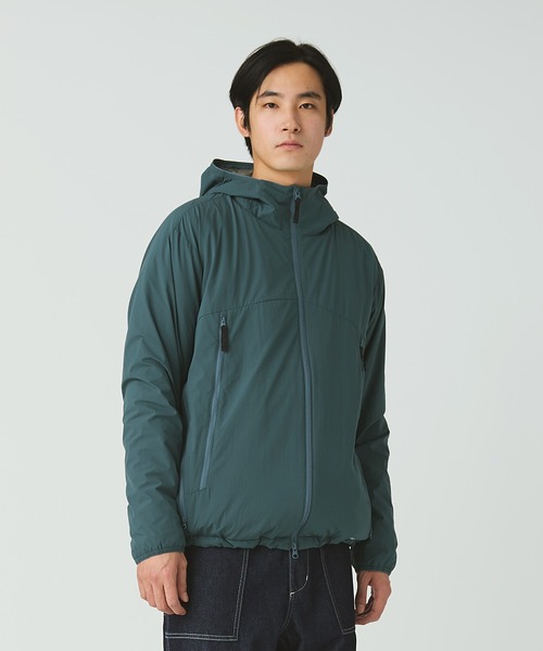 Snow Peak(スノーピーク)の「Snow Peak / Breathable Insulated Jacket 通気性 断熱ジャケット(ブルゾン・メンズ・グレー/ブルー/ブラック・L/XL/S/M)」の4枚目の写真