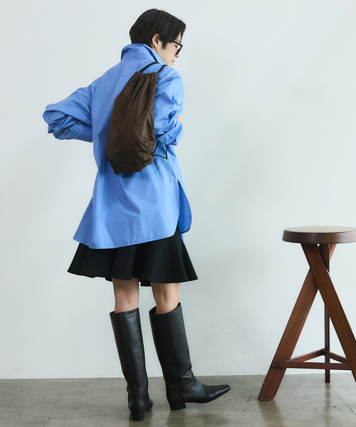 BLACK レオパードナップサック（バックパック/リュック）｜IENA