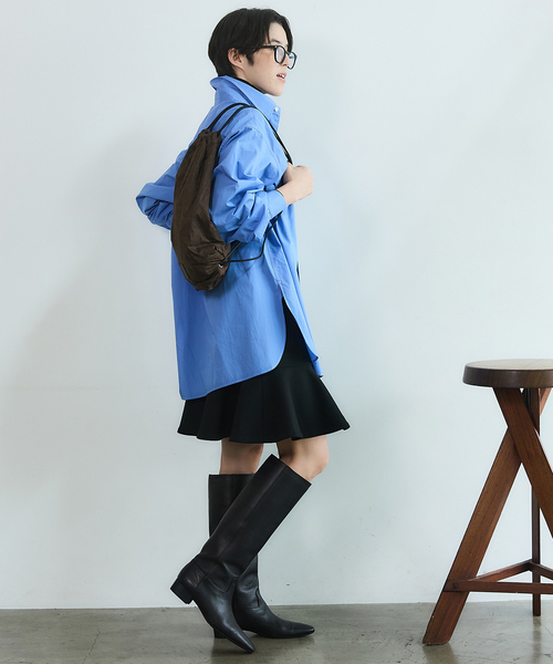 BLACK レオパードナップサック（バックパック/リュック）｜IENA