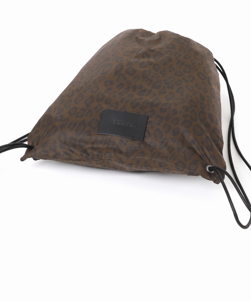 IENA（イエナ）の「BLACK レオパードナップサック（バックパック/リュック・レディース・ブラウン・FREE）」の2枚目の写真