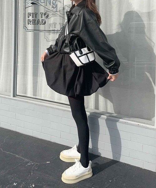 Flugge（フラッジー）の「ギザギザソールスニーカー（スニーカー・レディース・アイボリー・23.5/24.5）」の10枚目の写真