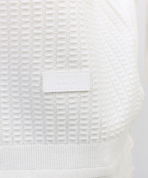 TAKEO KIKUCHI(タケオキクチ)の「ハイゲージ モックネック ニット プルオーバー(ニット/セーター・メンズ・ダークグレー/オフホワイト/ダークブラウン/ブラック・04/03/02/01)」の14枚目の写真