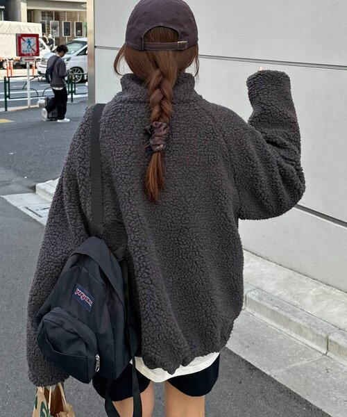 ユニセックス】ボアリバーシブルブルゾン（ブルゾン）｜DISCOAT