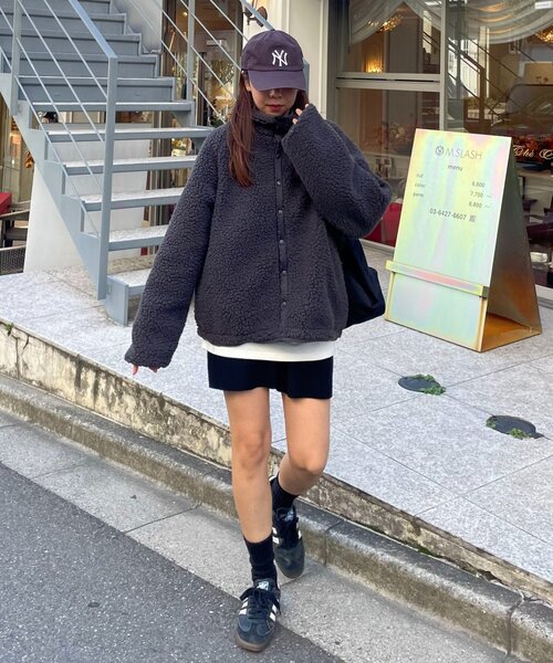 ユニセックス】ボアリバーシブルブルゾン（ブルゾン）｜DISCOAT