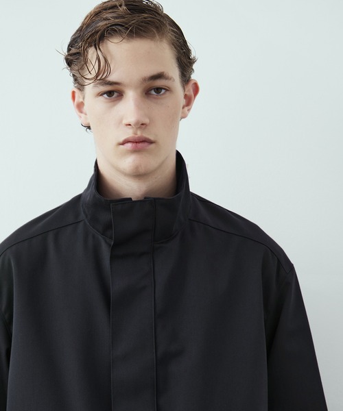 WOOL COTTON ギャバ スタンドカラーブルゾン（ブルゾン）｜UNITED