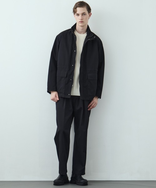 WOOL COTTON ギャバ スタンドカラーブルゾン（ブルゾン）｜UNITED