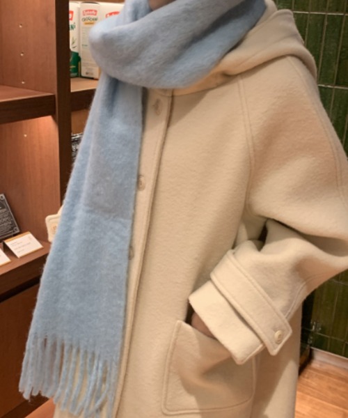 セール】フーディニットメルトンロングコート（その他アウター