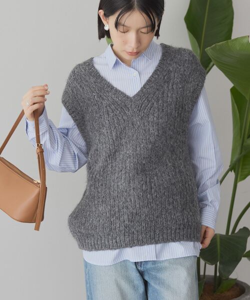 AMERICAN HOLIC（アメリカンホリック）の「イージーケアベーシックシャツ（シャツ/ブラウス・レディース・サックスブルー/オフホワイト/ブルー系その他7/ブラウン系その他4・M/L）」の16枚目の写真