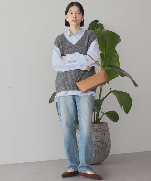 AMERICAN HOLIC（アメリカンホリック）の「イージーケアベーシックシャツ（シャツ/ブラウス・レディース・サックスブルー/オフホワイト/ブルー系その他7/ブラウン系その他4・M/L）」の17枚目の写真