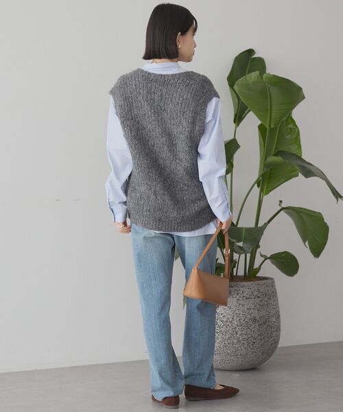 AMERICAN HOLIC（アメリカンホリック）の「イージーケアベーシックシャツ（シャツ/ブラウス・レディース・サックスブルー/オフホワイト/ブルー系その他7/ブラウン系その他4・M/L）」の19枚目の写真