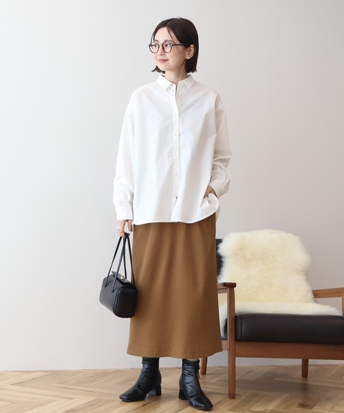 AMERICAN HOLIC（アメリカンホリック）の「イージーケアベーシックシャツ（シャツ/ブラウス・レディース・サックスブルー/オフホワイト/ブルー系その他7/ブラウン系その他4・M/L）」の12枚目の写真