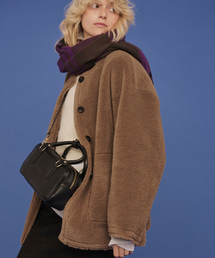 Rouge vif la cle｜ルージュ・ヴィフ ラクレのノーカラーコート通販