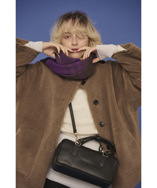 2サイズ展開】2WAYスウェードリバーシブルボアコート/ノーカラーコート