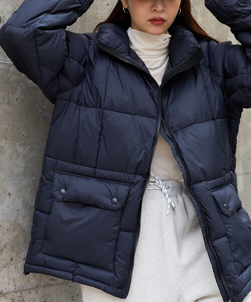 【美品】TAIONマウンテン パッカブル ボリュームダウンジャケット・S マウンテン パッカブル ボリュームダウンジャケット - TAION（タイオン