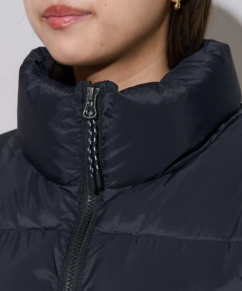 PUBLUX（パブリュクス）の「TAION/タイオン MOUNTAIN PACKABLE VOLUME DOWN JK　限定展開/マウンテン パッカブル ボリューム ダウンジャケット（ダウンジャケット/コート・レディース・ブラック/ライトグレー・X-LARGE/LARGE/MEDIUM）」の12枚目の写真