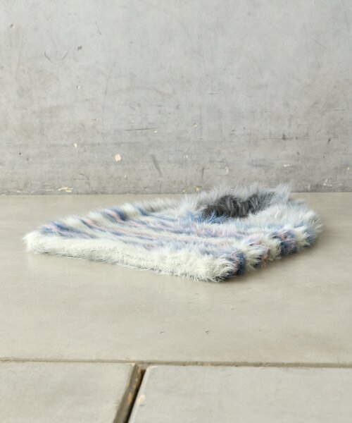 BIRTHDAY BAR（バースデイバー）の「【cache cache カシュカシュ】マルチボーダーファートート（トートバッグ・レディース・ブラック/ブルー/グレー・0）」の17枚目の写真