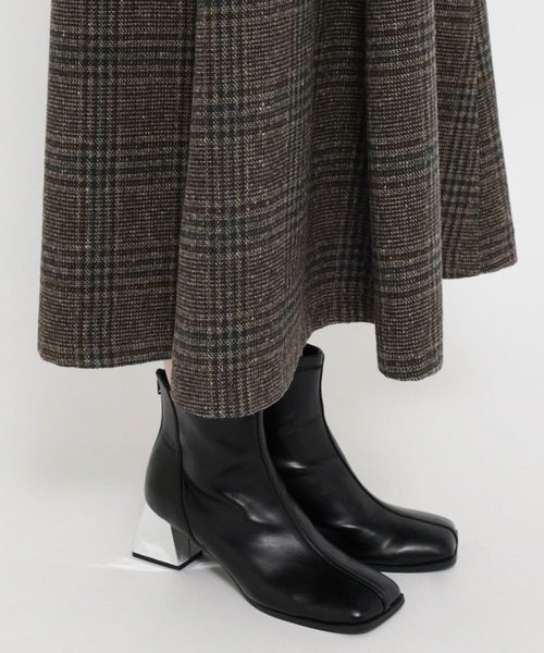 HARE（ハレ）の「ウールライクレイヤージャンスカ(HARE)（ワンピース・レディース・チェック/ブラック・FREE）」の16枚目の写真