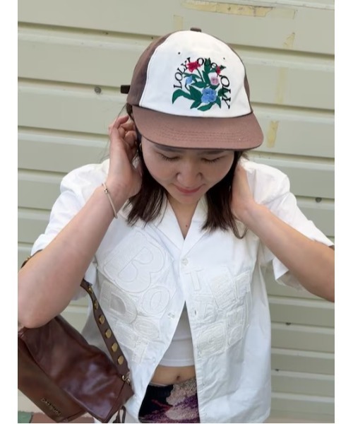 Desigual(デシグアル)の「【Desigual×BOTTER】立体ロゴリゾートシャツ(シャツ/ブラウス・メンズ・ホワイト・XL/S/M/L)」の1枚目の写真