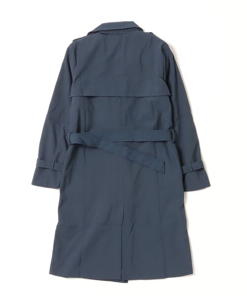 FREE STYLISTS（フリー スタイリスト）の「バックスリットロングトレンチコート（トレンチコート・レディース・ライトグレー/ブルー/ネイビー/カーキ/ライトグリーン・M/L/S）」の6枚目の写真