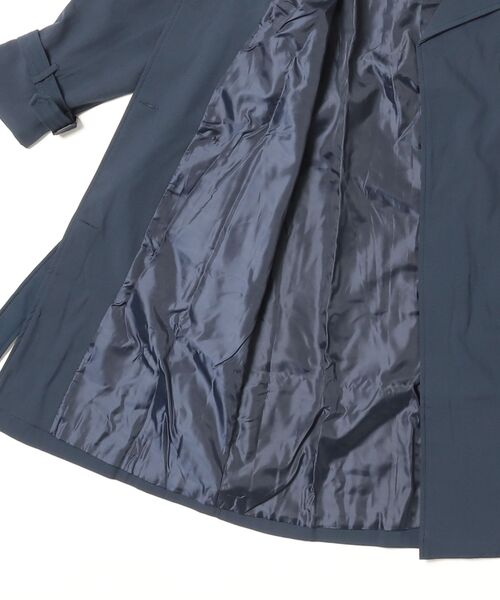 FREE STYLISTS（フリー スタイリスト）の「バックスリットロングトレンチコート（トレンチコート・レディース・ライトグレー/ブルー/ネイビー/カーキ/ライトグリーン・M/L/S）」の7枚目の写真