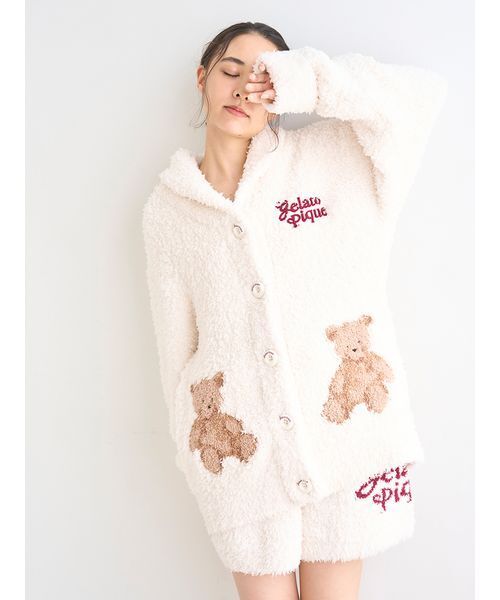 新品未使用 ペア ジェラピケ ジャガードショールカーディガン 2023ホリデー 新品未使用 ペア ジェラピケ ジャガードショールカーディガン 2023