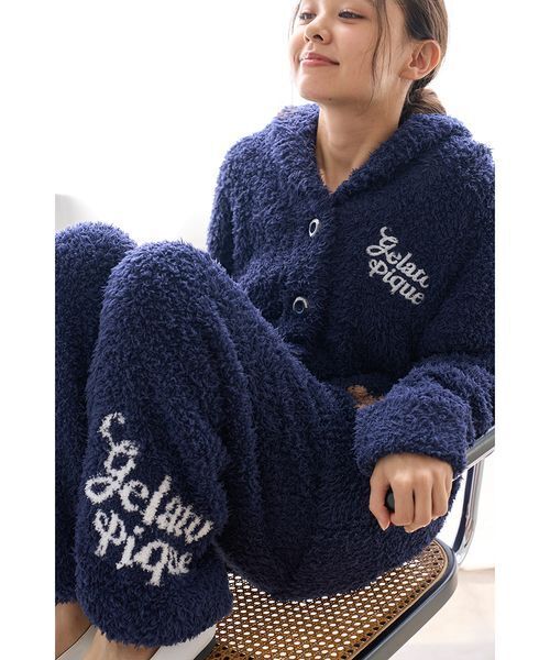 gelato pique ジェラートピケ ジャガードショール カーディガン　新品 ジェラートピケ gelato pique ロゴジャガードショールカーディガン