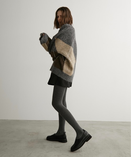 LOSCa(ロスカ)の「ウール混タックイージーショートパンツ(その他パンツ・レディース・チャコールグレー/グレー/ブラック・FREE)」の14枚目の写真