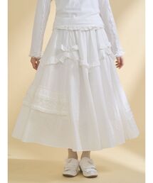 merry jenny｜メリージェニーのスカート（ホワイト/白色系）通販