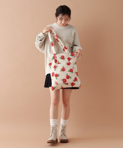 niko and...（ニコアンド）の「ボアトートバッグ[tiny tiny(ティニーティニー)]（トートバッグ・レディース・イエロー/その他・0）」の15枚目の写真