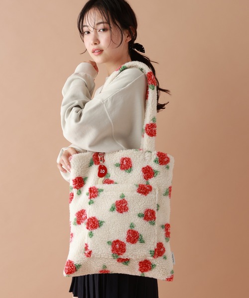 ボアトートバッグ[tiny tiny(ティニーティニー)]（トートバッグ