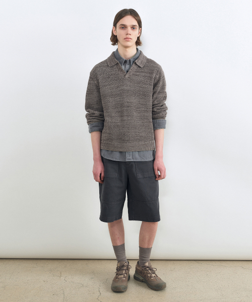 INSILENCE(インサイロンス)の「カラー ミックスド カラー ニット タウペ ブラウン(ニット/セーター・レディース・その他・SMALL/MEDIUM/LARGE)」の2枚目の写真