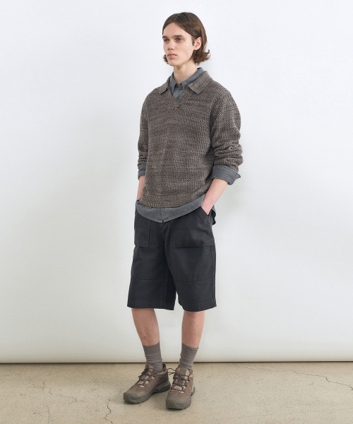 INSILENCE(インサイロンス)の「カラー ミックスド カラー ニット タウペ ブラウン(ニット/セーター・レディース・その他・SMALL/MEDIUM/LARGE)」の3枚目の写真