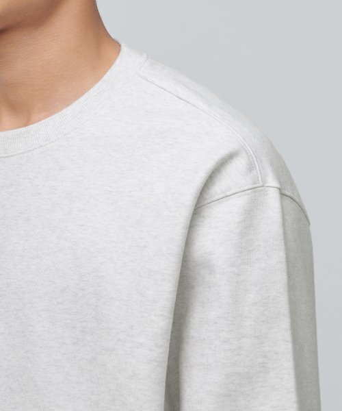 MUSINSA STANDARD（ムシンサスタンダード）の「起毛スウェットシャツ [オートミール]（スウェット・メンズ・その他・LARGE/X-LARGE/XX-LARGE/XXX-LARGE/SMALL/MEDIUM）」の5枚目の写真