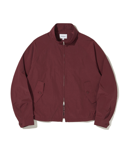 ナイロンヘリテージハリントンジャケット_バーガンディ