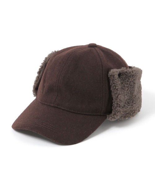 GLOBAL WORK(グローバルワーク)の「ボアCAP/606843(キャップ・レディース・ダークブラウン/ライトグリーン/ブラック・FREE)」の3枚目の写真