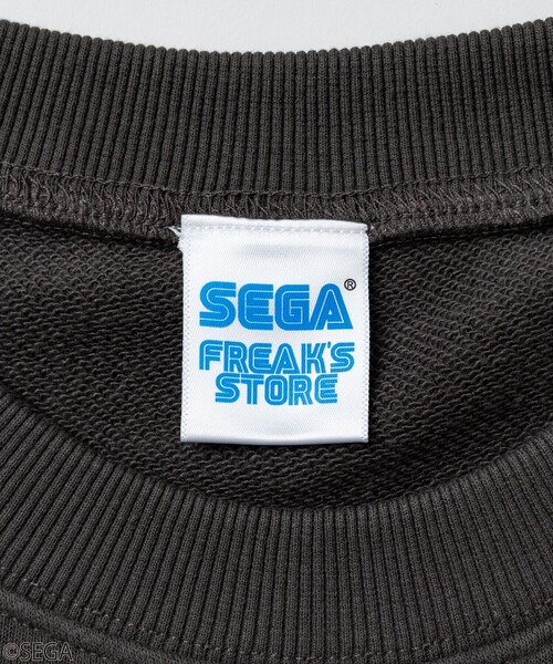 SEGA（セガ）の「別注 SONIC THE HEDGEHOG 2 /ソニック・ザ・ヘッジホッグ 2/クルーネックスウェット（スウェット・メンズ・チャコールグレー/ブラック/ホワイト・SMALL/LARGE/MEDIUM）」の4枚目の写真