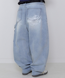 Retriever Club（レトリーバークラブ）の「BONE DOG DOUBLE KNEE PANTS [LIGHT BLUE]（デニムパンツ）」