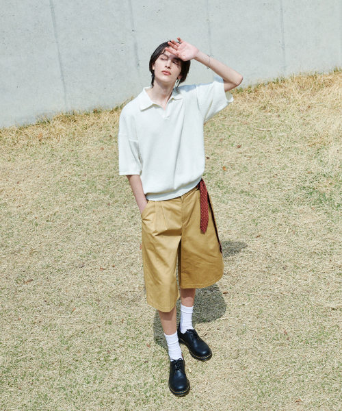 GLW(ジーエルダブリュ)の「オープンカラーワッフルハーフニットアイボリー(ニット/セーター・レディース・その他・SMALL/MEDIUM/LARGE)」の8枚目の写真