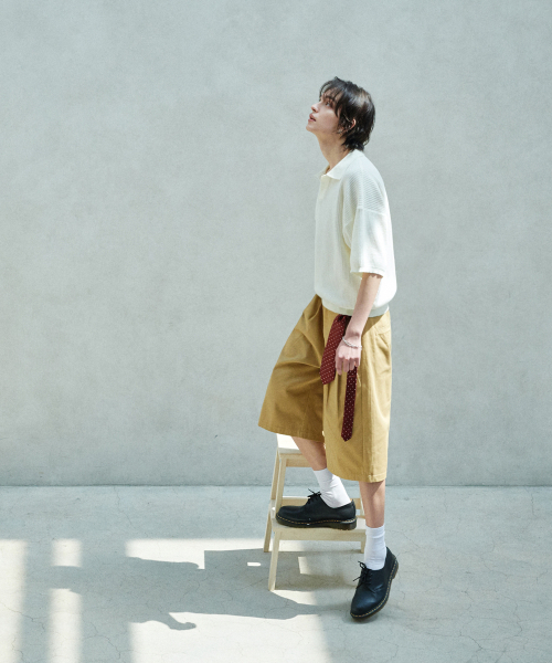 GLW(ジーエルダブリュ)の「オープンカラーワッフルハーフニットアイボリー(ニット/セーター・レディース・その他・SMALL/MEDIUM/LARGE)」の7枚目の写真