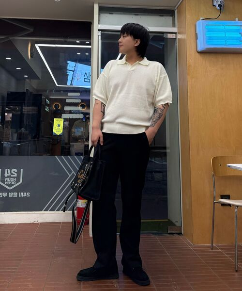 GLW(ジーエルダブリュ)の「オープンカラーワッフルハーフニットアイボリー(ニット/セーター・レディース・その他・SMALL/MEDIUM/LARGE)」の13枚目の写真