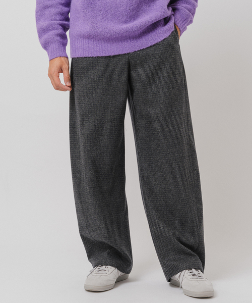 EDIFICE（エディフィス）の「”RE:NEWOOL”3D フィット パンツ（その他パンツ・メンズ・ベージュ/ネイビー/ブラウン/ブラック/チャコールグレー・MEDIUM/SMALL/LARGE）」の2枚目の写真