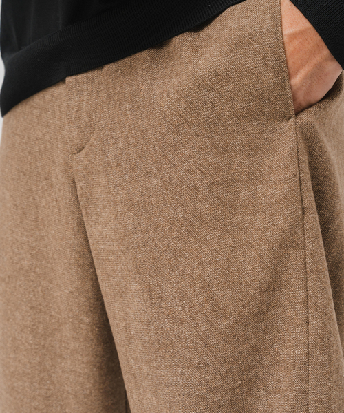 EDIFICE（エディフィス）の「”RE:NEWOOL”3D フィット パンツ（その他パンツ・メンズ・ベージュ/ネイビー/ブラウン/ブラック/チャコールグレー・MEDIUM/SMALL/LARGE）」の8枚目の写真