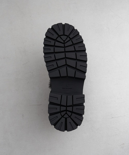 RAY CASSIN（レイカズン）の「ムートンスリッポン（スリッポン・レディース・ブラック/ブラウン/ベージュ・S/M/L）」の13枚目の写真