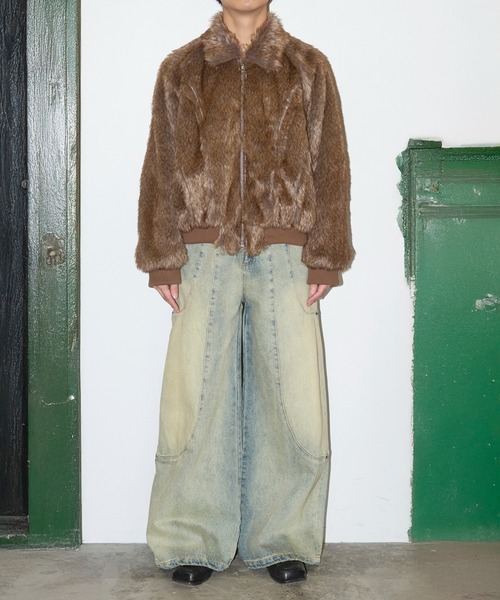 GOAT ESSENCE(ゴートエッセンス)の「BOMBER JACKET(ブルゾン・メンズ・ブラック/ベージュ/グレー・1/2/3)」の15枚目の写真