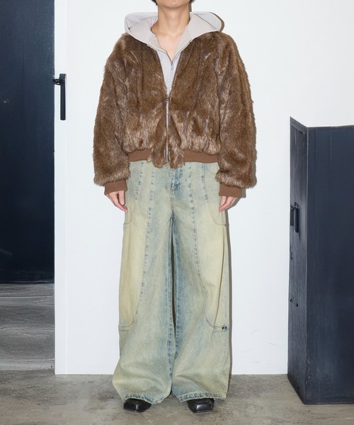 GOAT ESSENCE(ゴートエッセンス)の「BOMBER JACKET(ブルゾン・メンズ・ブラック/ベージュ/グレー・1/2/3)」の14枚目の写真